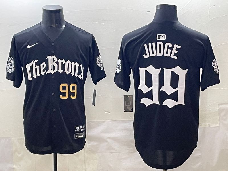 Men 2025 New York Yankees #99 Judge Black Five generations Joint Name Nike MLB Jersey style 33->new york yankees->MLB Jersey